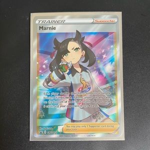 Pokémon Marnie Full Art Supporter Card